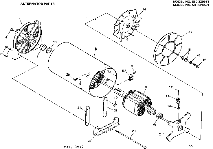 Alternator parts