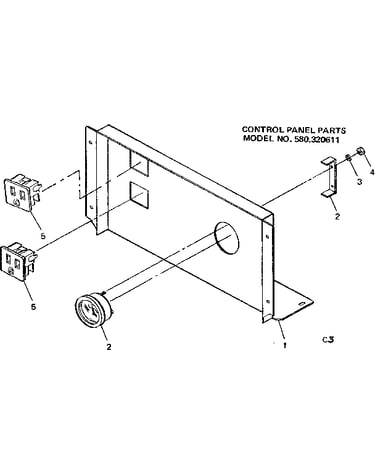 Control panel parts