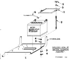Craftsman 580320840 battery mounting assembly diagram