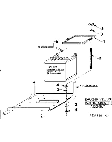 Battery mounting assembly