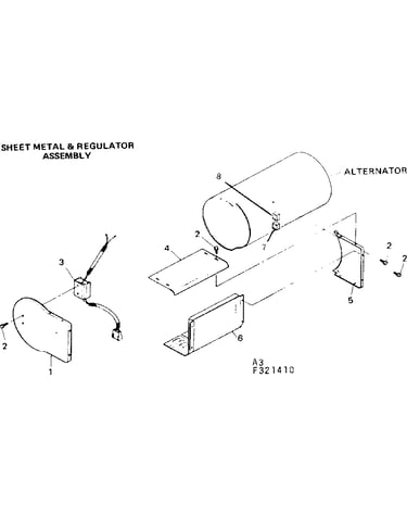 Sheet metal & regulator assembly