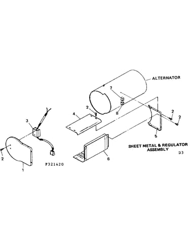 Sheet metal & regulator assembly