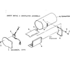 Craftsman 580321440 sheet metal & regulator assembly diagram