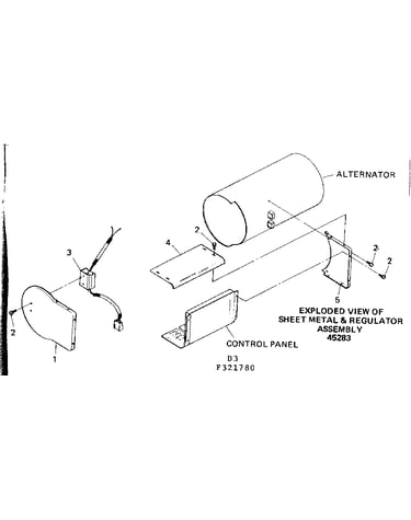 Sheet metal & regulator asm