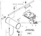 Craftsman 580321790 muffler and handle asm diagram