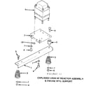 Craftsman 580321812 reactor assemboy & engine mtg support diagram