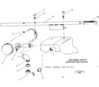Craftsman 580321812 muffler and handle diagram