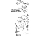 Craftsman 580321813 reactor assembly and engine mtg. support diagram