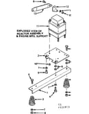 Reactor assembly and engine mtg. support
