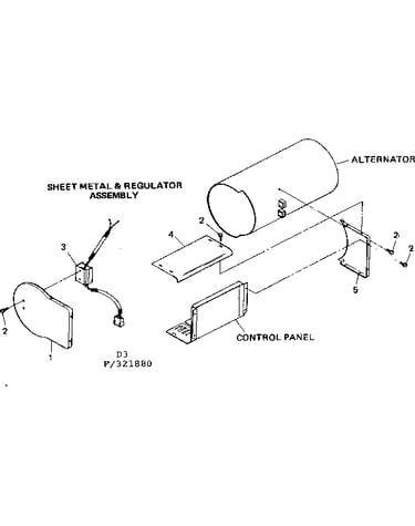 Sheet metal & regulatr assm