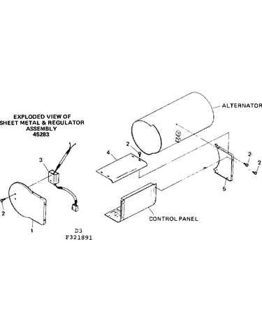 Sheet metal & regulator assm