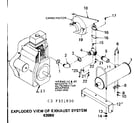 Craftsman 580321930 exhaust system diagram