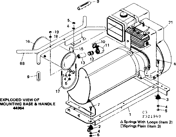 MOUNTING BASE & HANDLE