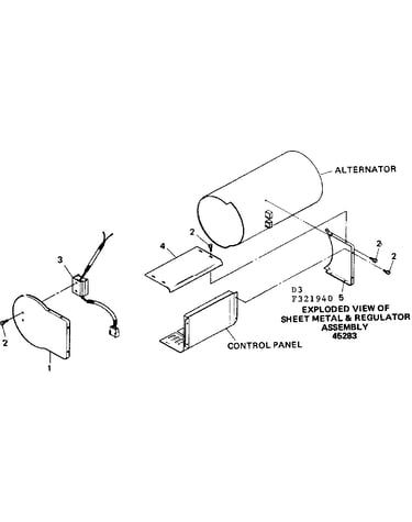 Sheet metal & regulator assembly