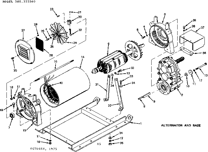 ALTERNATOR BASE