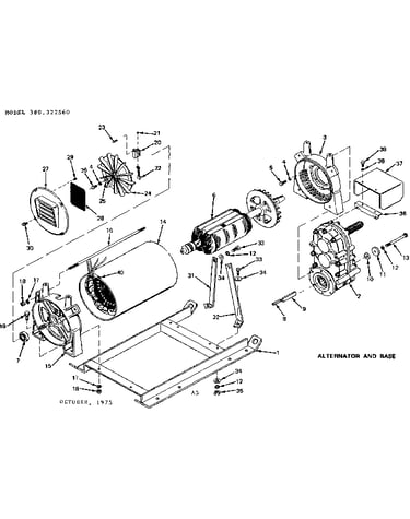 Alternator base