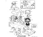 Craftsman 580323020 engine & alternator assembly diagram