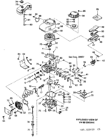 Vm-80 engine