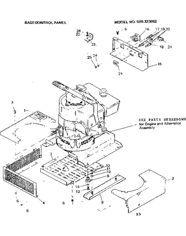 Base control panel