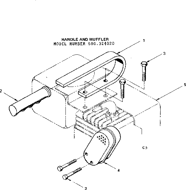 HANDLE AND MUFFLER