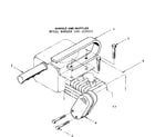 Craftsman 580324020 handle and muffler diagram