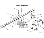 Craftsman 580324030 handle and muffler diagram