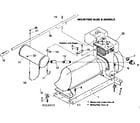 Craftsman 580325010 mounting base & handle diagram