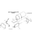 Sheet metal & regulator assembly