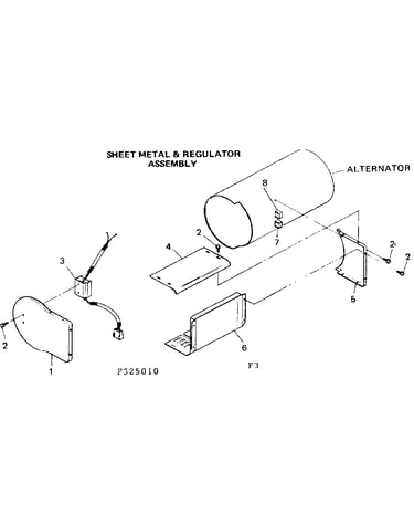 Sheet metal & regulator assembly