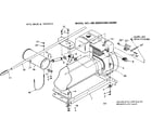 Craftsman 580325020 mounting base and handle diagram