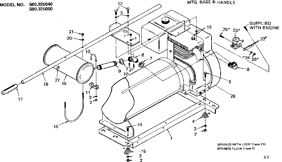 MOUNTING BASE & HANDLE