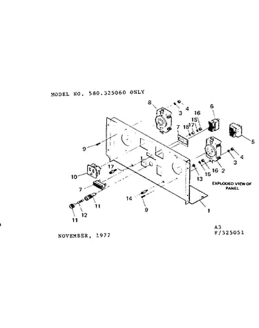 Control panel 325060