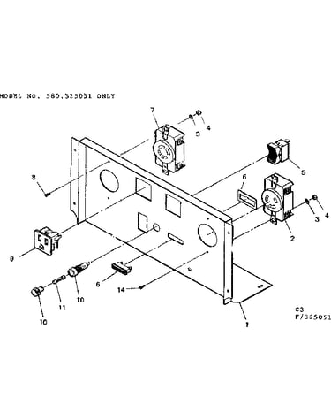 Control panel 325051