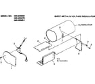 Craftsman 580325070 sheet metal & regulator assembly diagram