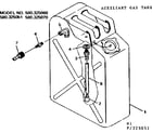 Craftsman 580325060 auxiliary gas tank diagram