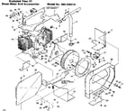 Craftsman 580326010 exploded view of sheet metal & accessories diagram