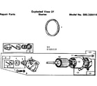 Craftsman 580326010 exploded view of starter diagram