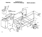 Craftsman 580326011 wheel kit and accessories diagram