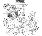 Craftsman 580326510 engine accessories and sheet metal diagram