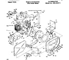 Craftsman 580326511 engine accessories and sheet metal diagram