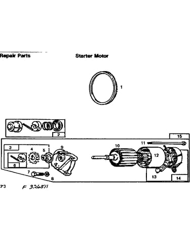 Starter motor