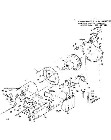 Ignition and oil systems