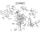 Craftsman 580327010 exploded view of engine accessories diagram