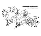 Craftsman 580327221 mounting base, muffler and handle 327212 diagram