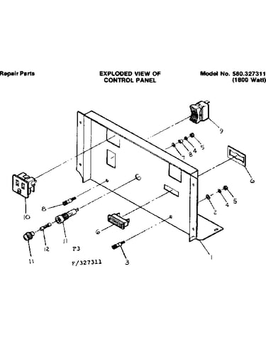 Control panel 327311