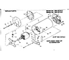 Craftsman 580327411 alternator diagram