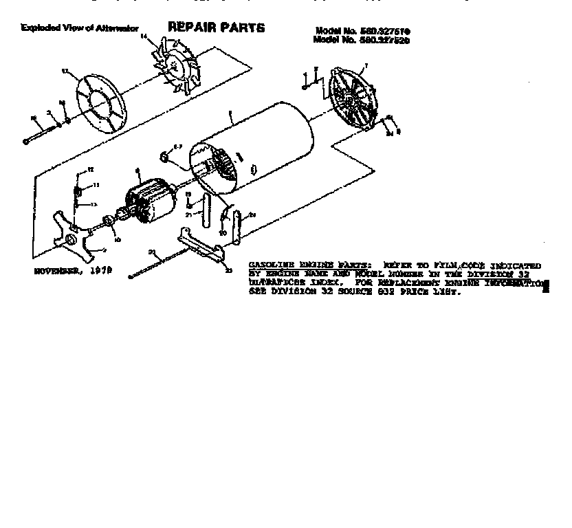 COMMERCIAL PORTABLE ALTERNATOR/ALTERNATOR