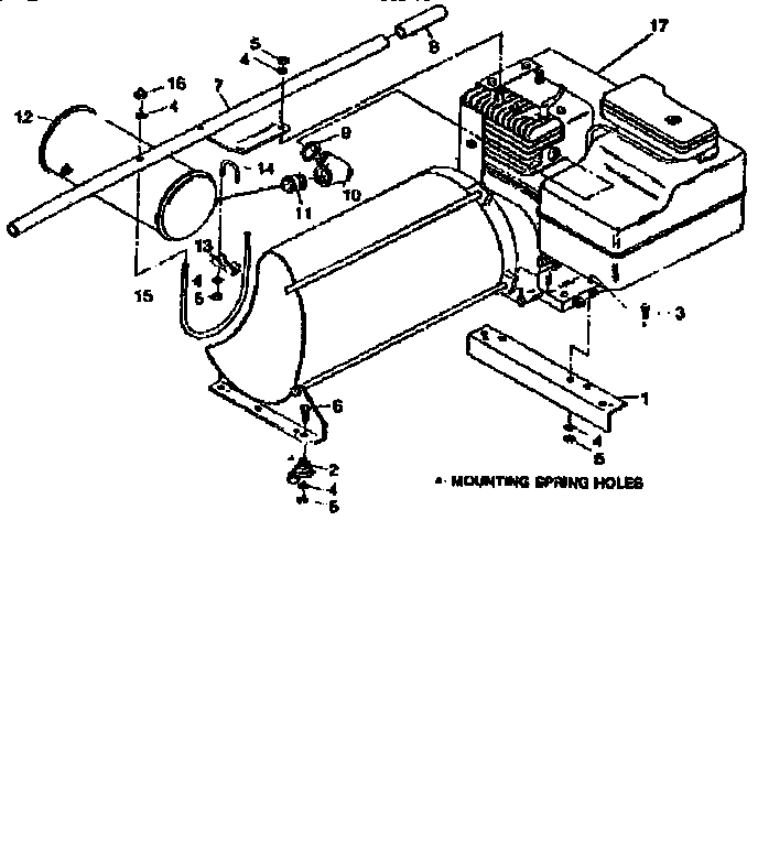Commercial portable alternator/mounting base and handle