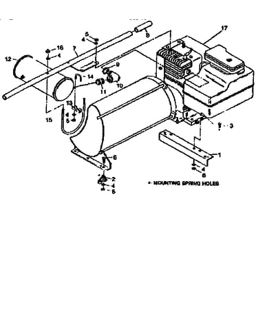 Commercial portable alternator/mounting base and handle