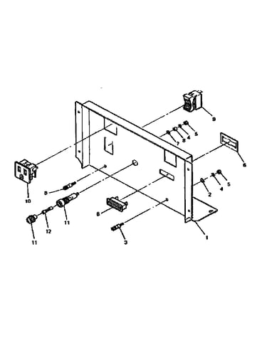 Commercial portable alternator/control panel